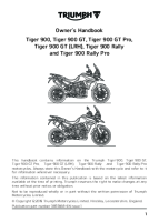 Triumph Tiger 900 - Owners manual 2020 EN--0
